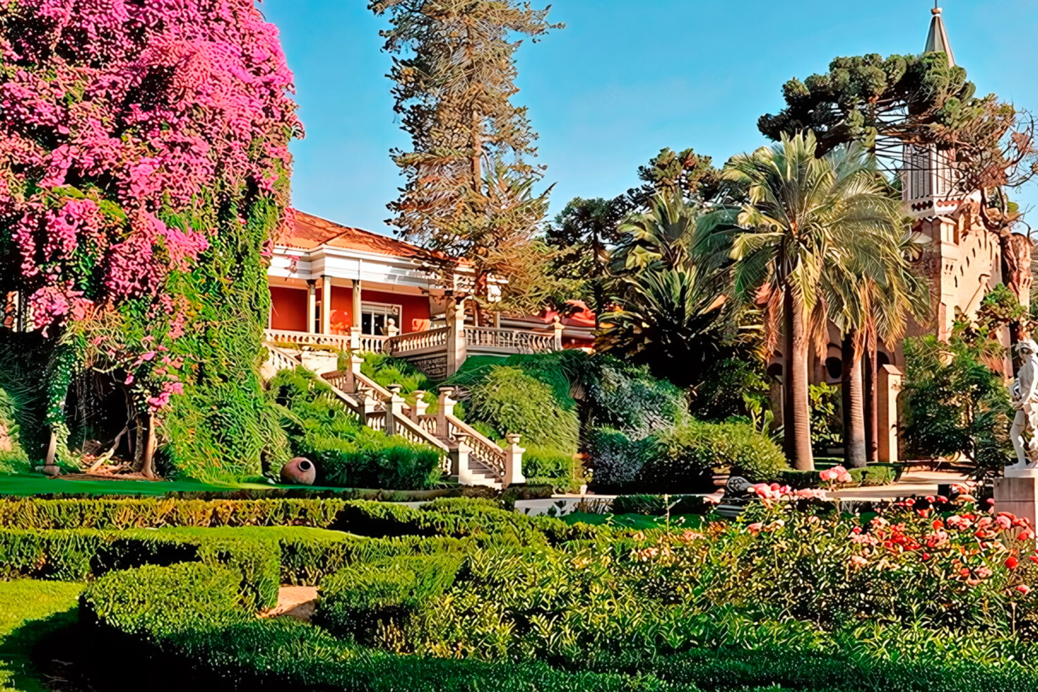 Explorez la vallée de Maipo, une destination viticole réputée pour ses vignobles exceptionnels et ses vins prestigieux. Connue pour son superbe Cabernet Sauvignon et ses riches assemblages de vins rouges, cette vallée offre un délicieux mélange de tradition et d'innovation. Offrez-vous des expériences gastronomiques mettant en valeur le meilleur des ingrédients et des saveurs locales. Avec ses paysages à couper le souffle et son riche patrimoine culturel, la vallée de Maipo promet une expérience unique et enrichissante pour les amateurs de vin et de gastronomie.