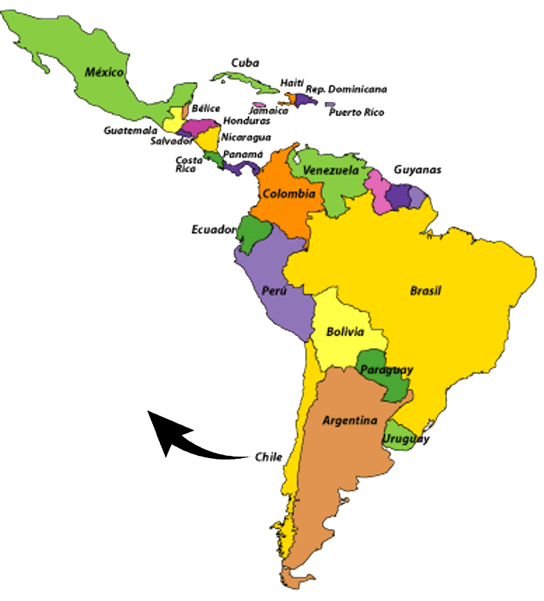 map-chile